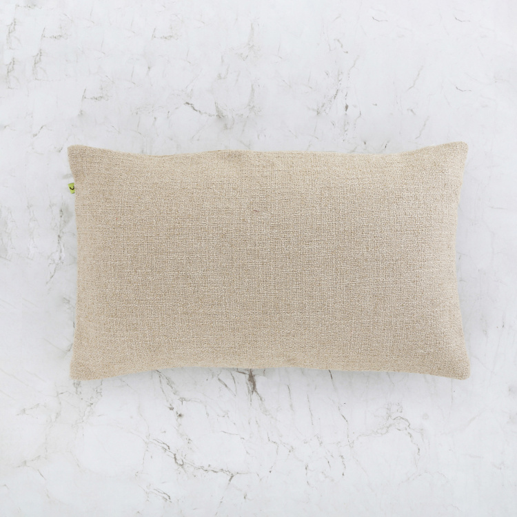 Marshmallow Solid Cushion Covers - Set Of 2 Pcs. -  Polyester - 30 cm x 50 cm - Beige