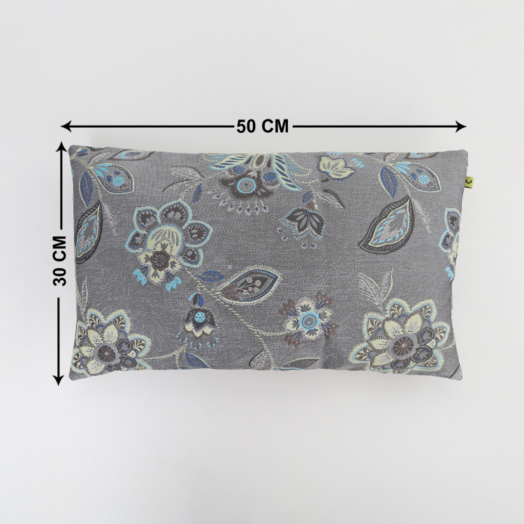 My Bedding Floral Cushion Covers - Set Of 2 Pcs. -Cotton - 30 cm x 50 cm - Multicolour