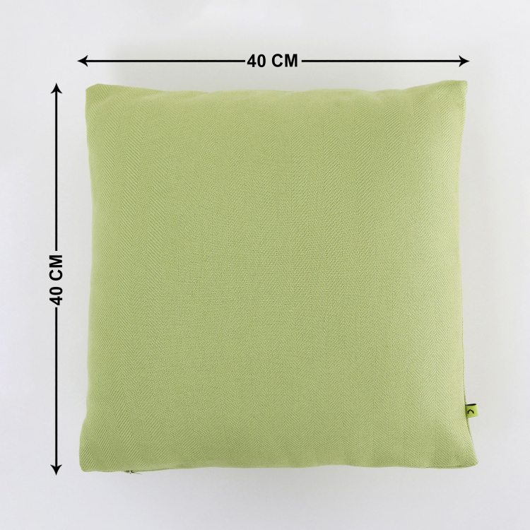 My Bedding Textured Cushion Covers - Set of 2 - 40  x 40 cm