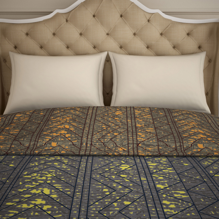 SPACES Atrium Printed Double Bed Quilt - 218 x 240 cm