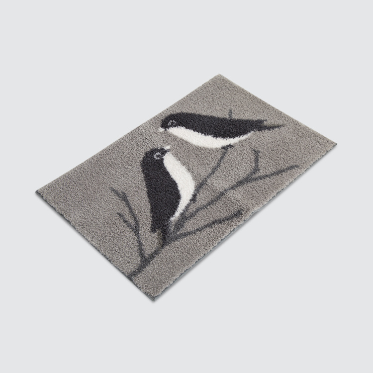 Medley Birds Print Bathmat - 49 x 75 cm