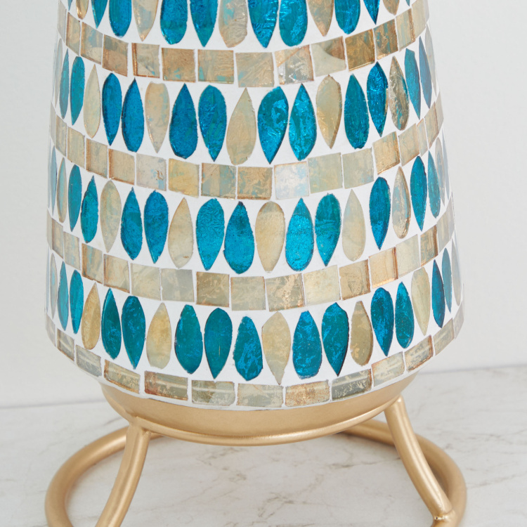 Galaxy Mabel Hexagon Mosaic Hurricane with Stand
