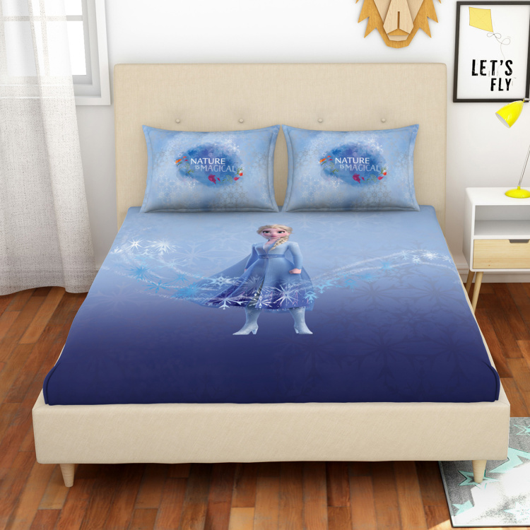 SPACES Kids 3-Piece Frozen Print Double Bedsheet Set - 228 x 274 cm