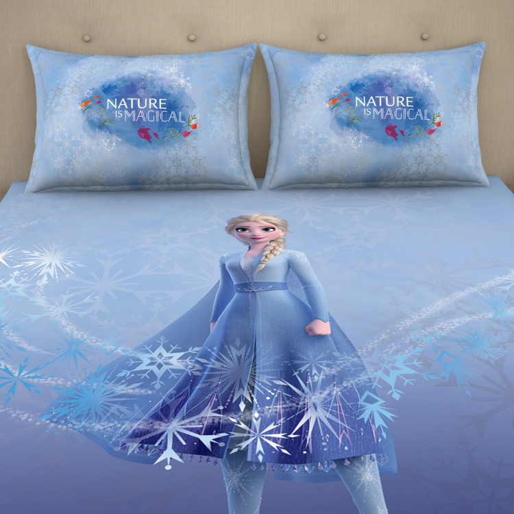 SPACES Kids 3-Piece Frozen Print Double Bedsheet Set - 228 x 274 cm