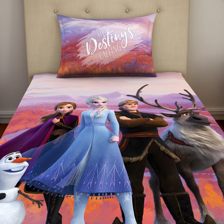 SPACES Kids 2-Piece Frozen Print Single Bedsheet Set- 152 x 228 cm