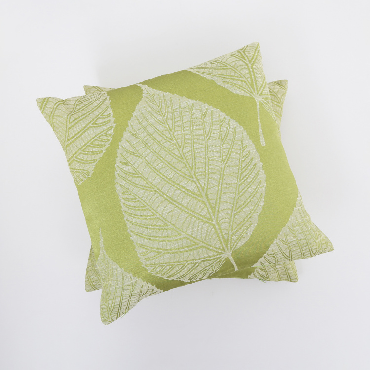 Jade Printed Cushion Covers - Set of 2 - 40 x 40 cm