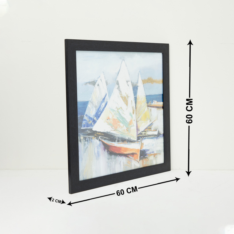 Artistry Safed Kayak Picture Frame - 60 x  60 cm