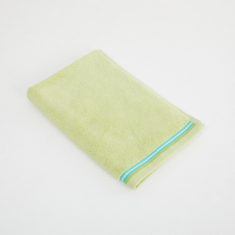 Medley Solid Cotton  Hand Towel  : 60 cmL x 40 cmW  Green