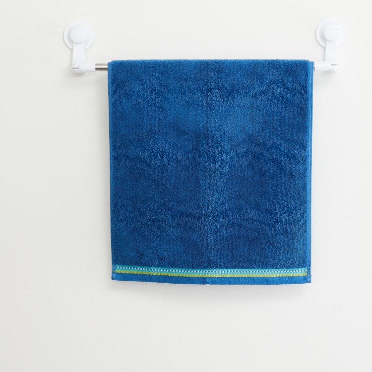 Medley Solid Cotton  Hand Towel  : 60 cmL x 40 cmW  Blue