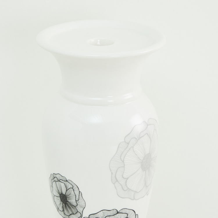 Be Bold Porcelain - Candle Holder : 11 cm  L x 28.5 cm  H - Multicolour