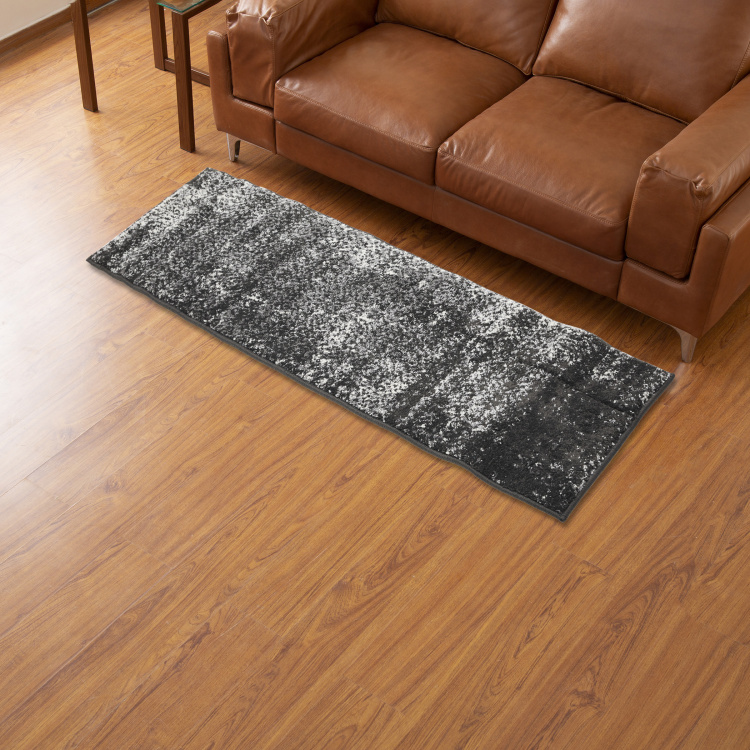 Windsor Solid Polyester Floor Runner - 0.50 x 1.50 m Grey