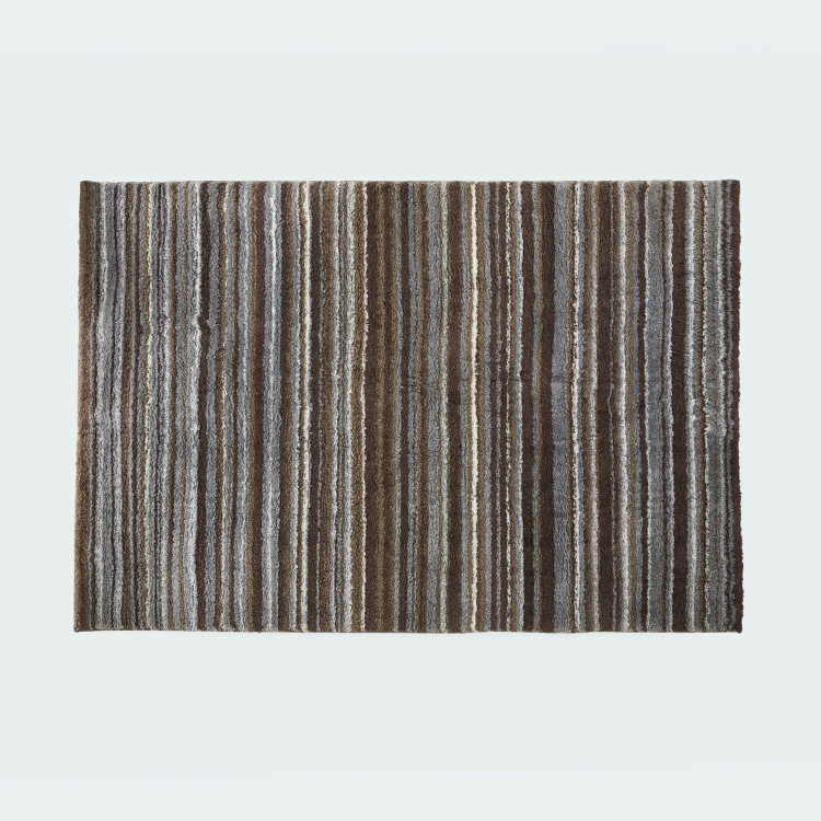 Paradise Textured Shaggy Carpet -Polyester - 180 cm x 120 cm - Beige