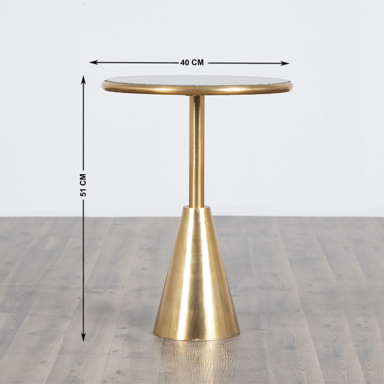 Rio Accent Table - Gold