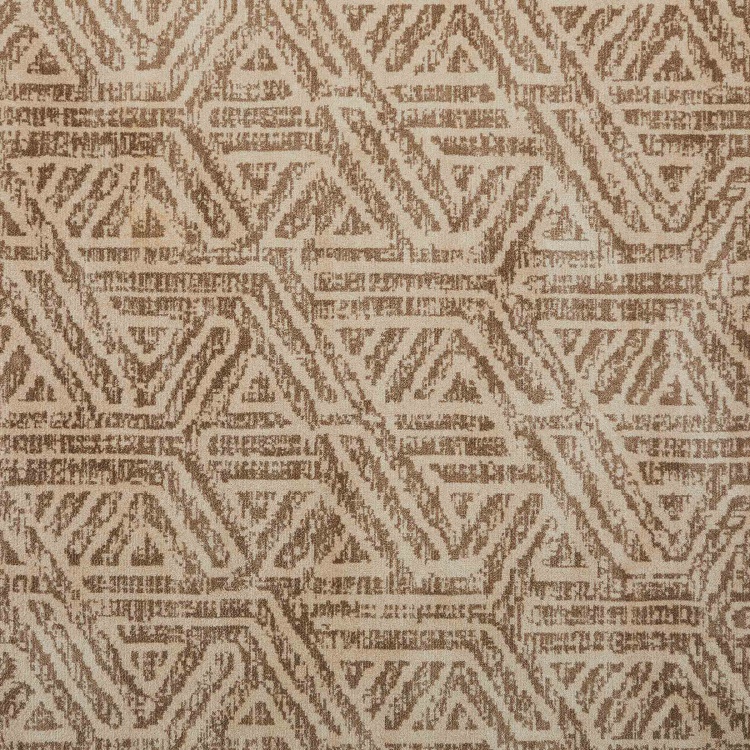 Burnish Viscose Contemporary Carpet -  Cotton - 75 cm x 50 cm - Beige