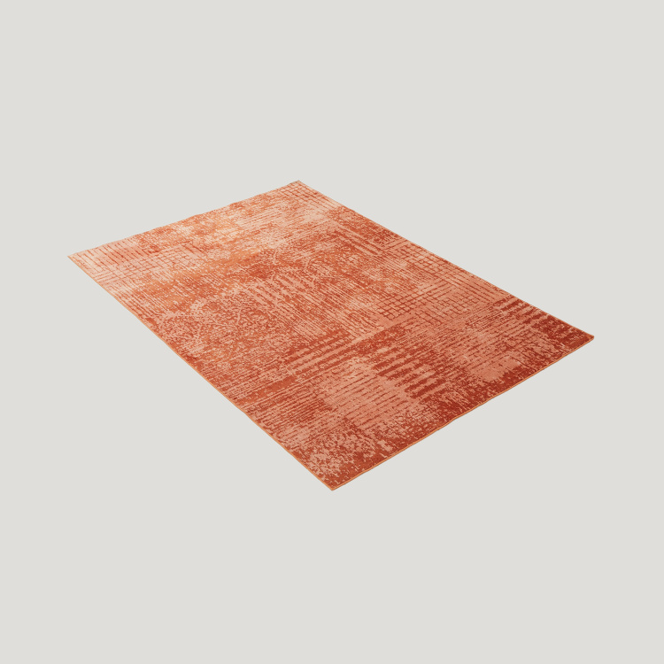 Burnish Viscose Jacquard Carpet -  Viscose - 75 cm x 50 cm - Multicolour