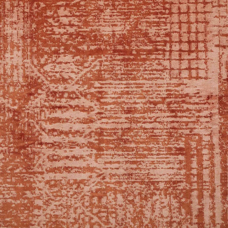 Burnish Viscose 1 Viscose Carpet  : 150 cm x 90 cm Orange