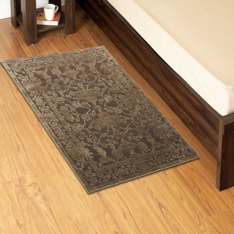 Mono Burnish 1 Carpet -  Viscose - 180 cm x 120 cm - Brown
