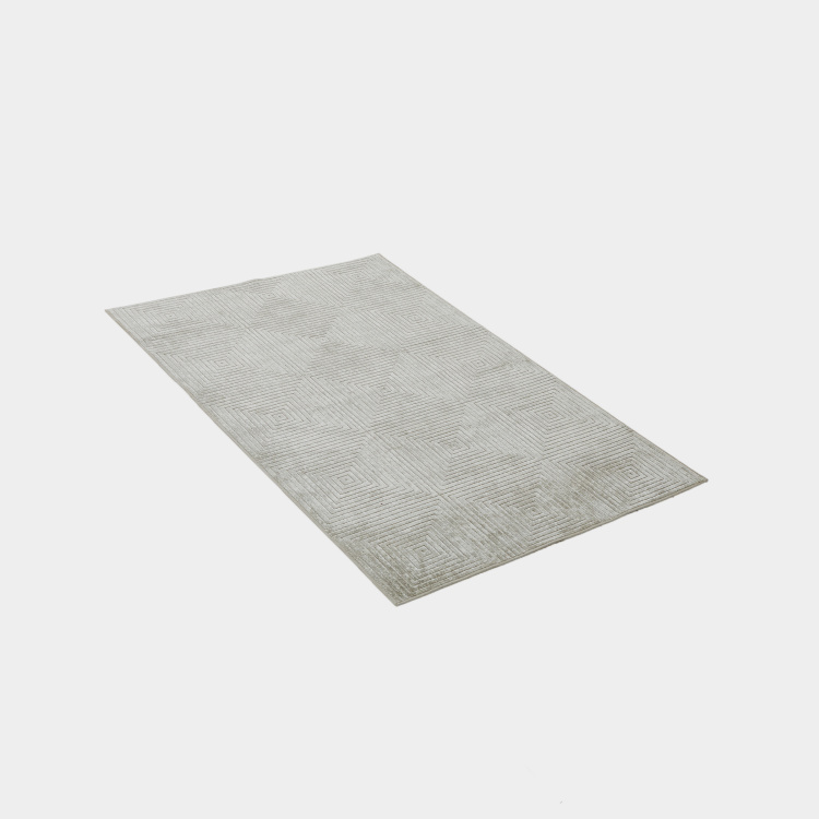 Mono Burnish 1 Viscose Carpet  : 184 cm x 120 cm Multicolour