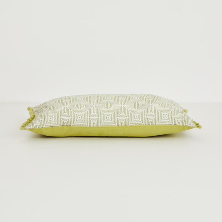 Mandarin Green Printed Cushion Covers - 30x50cm - Set of 2