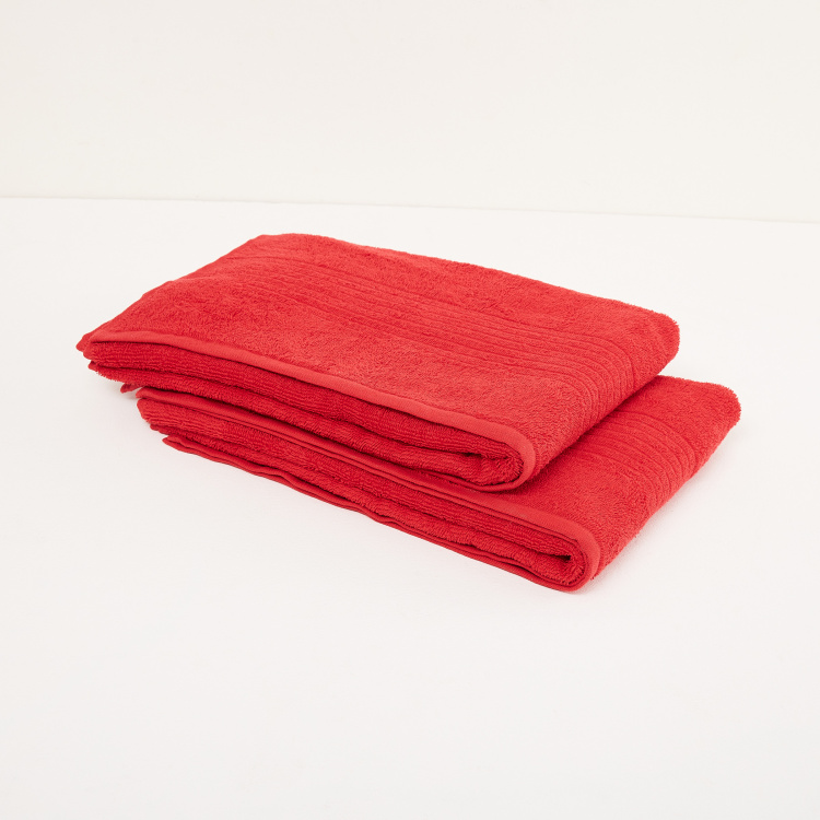 Colour Connect Solid Bath Towels - Set of 2 - 65 x 130 cm