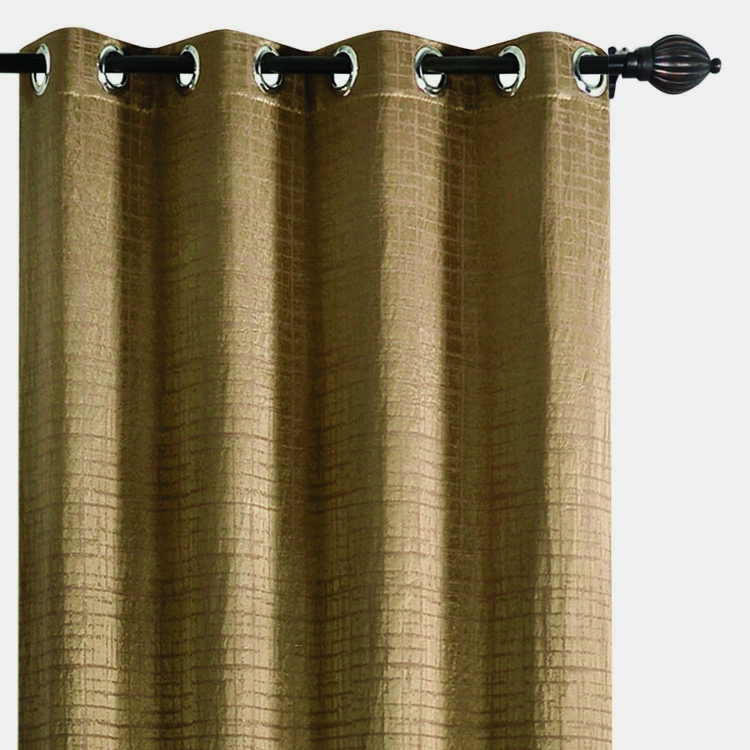 DECO WINDOW Textured Semi-Blackout Door Curtain Pair - 1.32 x 2.28 m