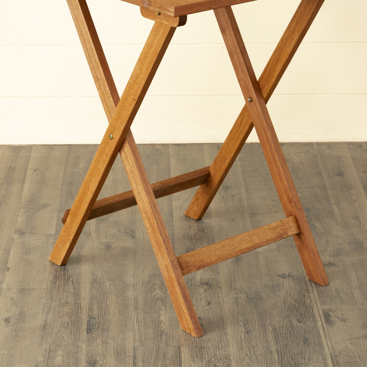 Juliet New Solid Folding Table - Brown