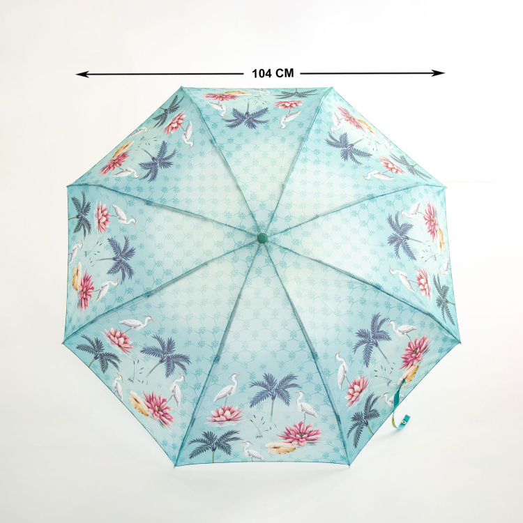 Canopy Polyster Manual Five Fold Umbrella - 104 cm diameter