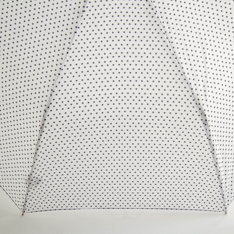 Canopy Umbrella Printed Round Single Pc. Manual Three Fold Umbrella - Polyester - Multicolour