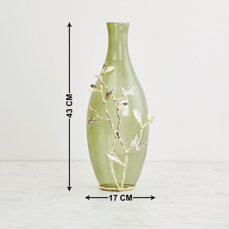 Alchemy Embellished Mili with Butterfly Vase