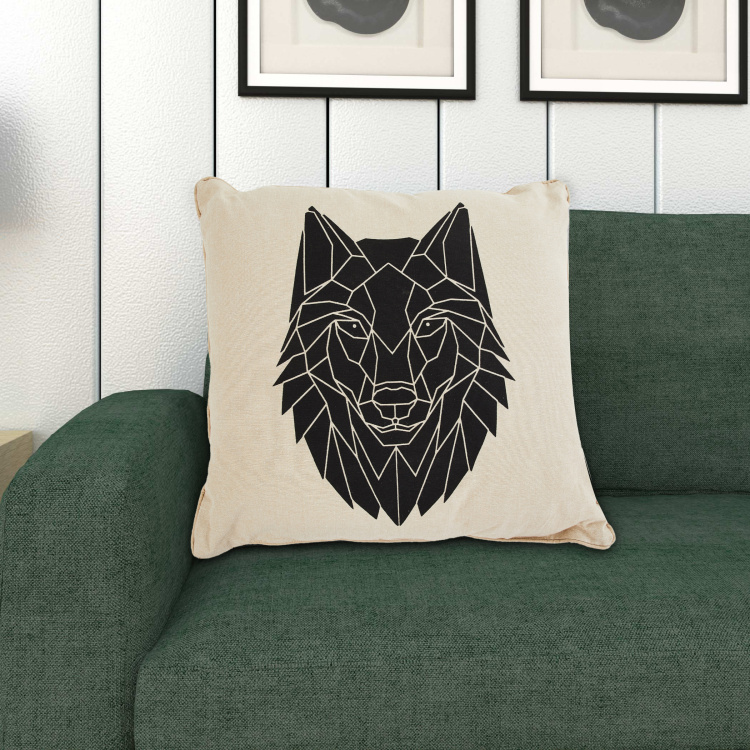 Laurel Fox Print Filled Cushion - 45 x 45 cm