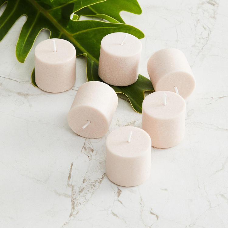 Marshmallow Set of 6 Musk Scented Votive Candles