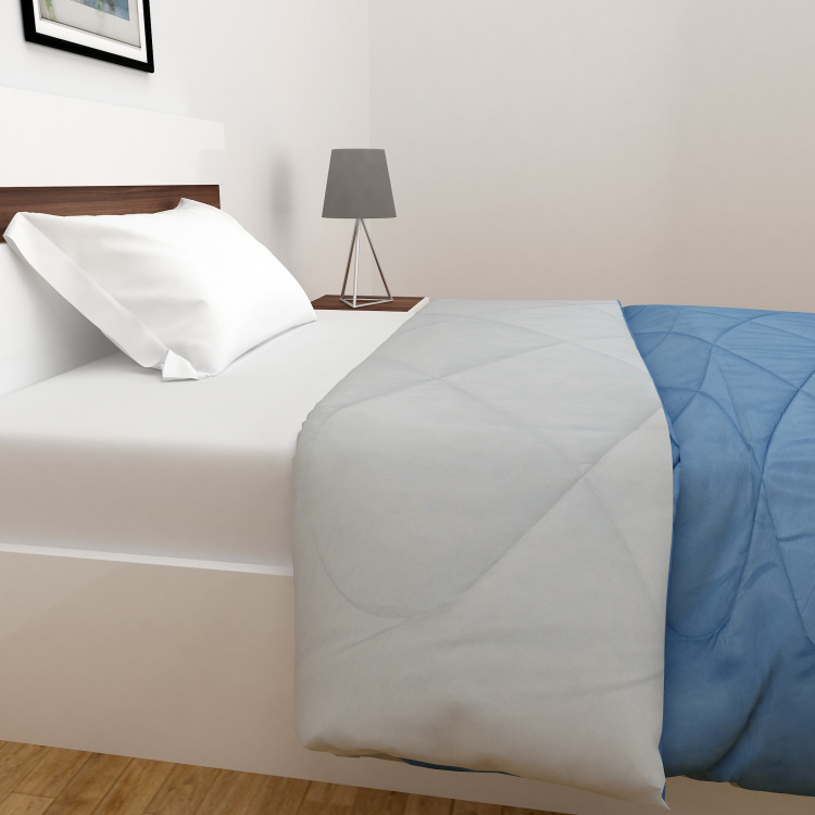 My Bedding Solid Single Bed Comforter - 1.52 x 2.28 m