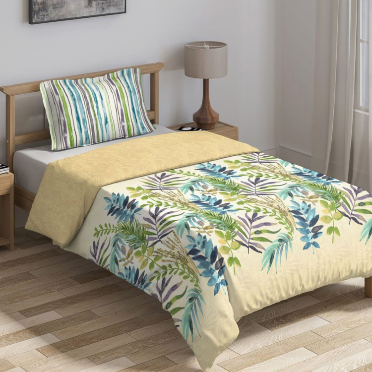 D'DECOR Cherish Tropical Print Single Comforter - 229 x 152 cm