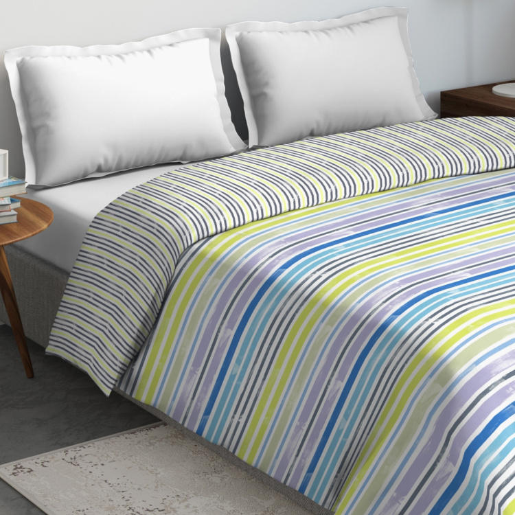 D'DECOR Primary Striped Double Comforter - 229 x 274 cm
