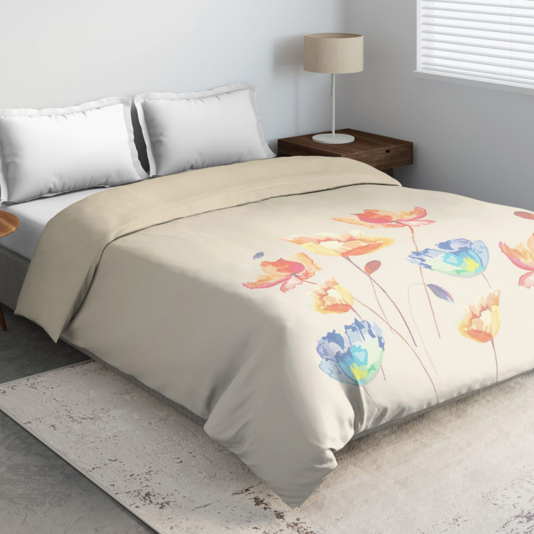 D'DECOR Primary Printed Double Bed Comforter - 229 x 274 cm