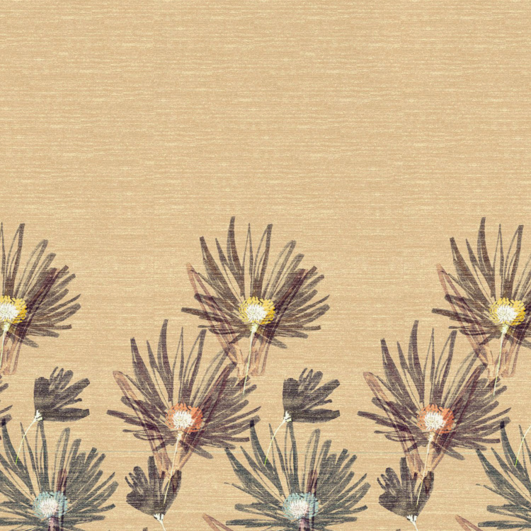 D'DECOR Cherish Floral Print 3-Piece King-Size Bedsheet Set - 274 x 274 cm