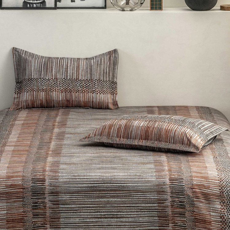 D'DECOR Evita Printed 3-Piece Bedsheet Set - 274 x 274 cm