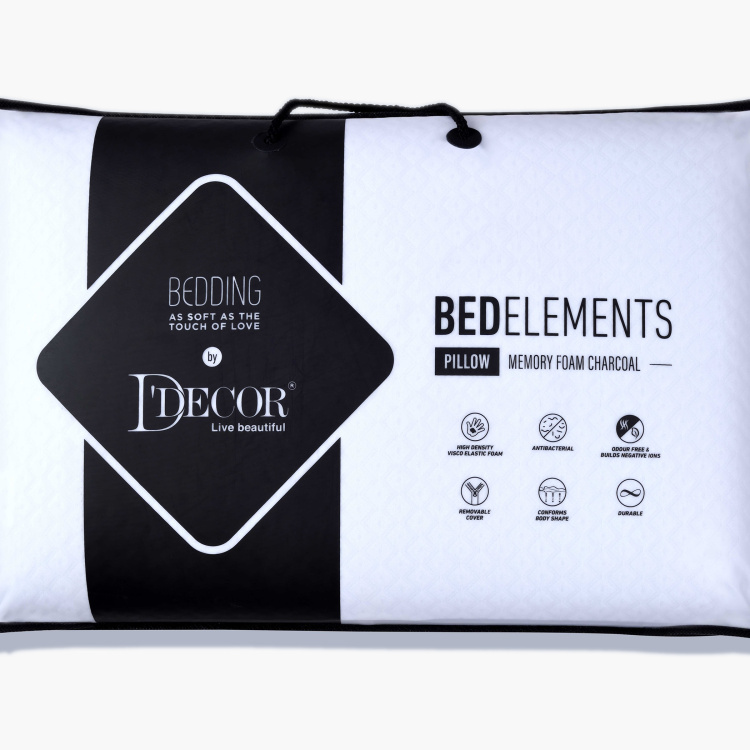 D'DECOR Bed Elements Temperature Control Solid Pillow - 152 x 229