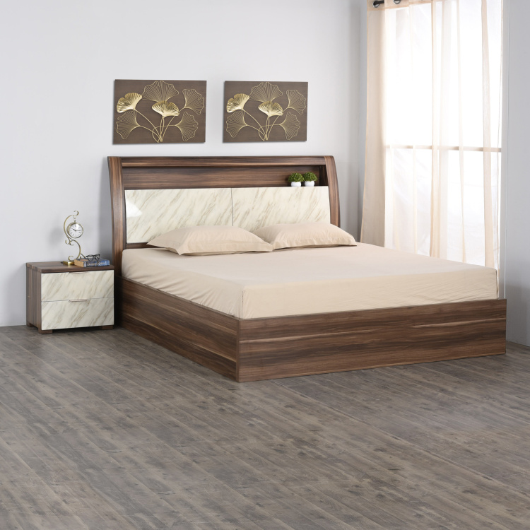 Antonio Savio Queen Size Bed With, Bed Frame Hydraulic Storage