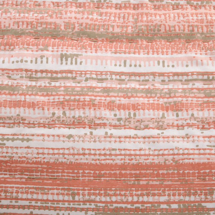 MASPAR Patina Striped Single Bed Quilt - 152x250 cm
