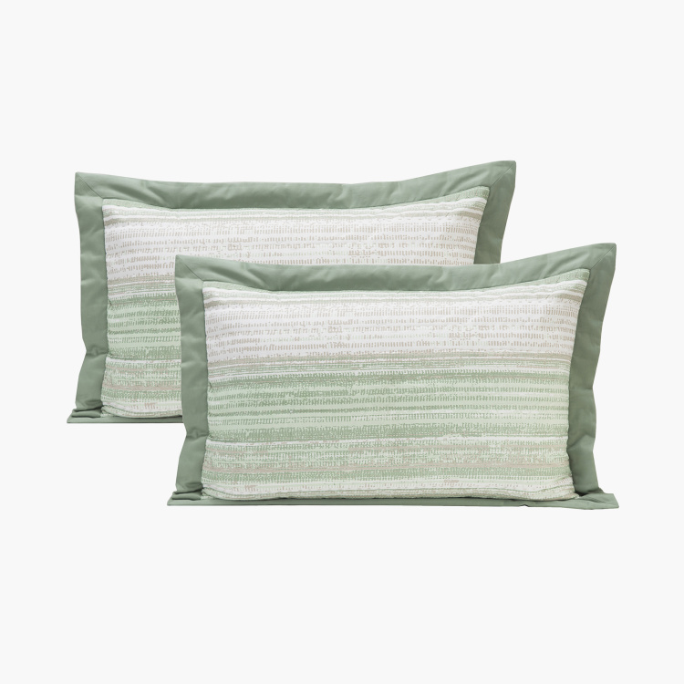 MASPAR Patina Textured Pillow Covers - Set of 2 - 50 x 75 cm