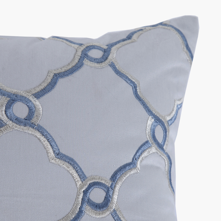 MASPAR Fretwork Viola Embroidered Cushion Cover - 50 x 50 cm