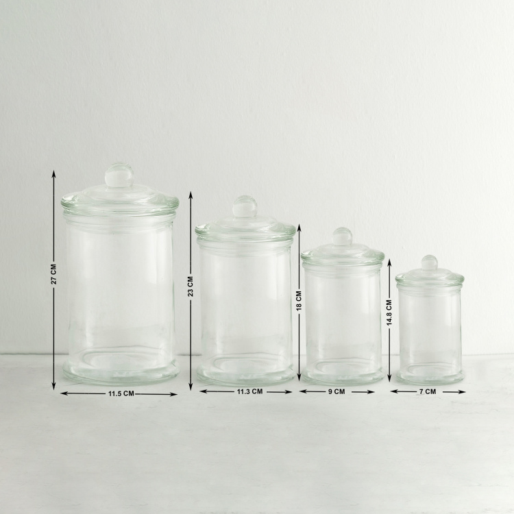 Florence Storage Jars with Lid - Set of 6
