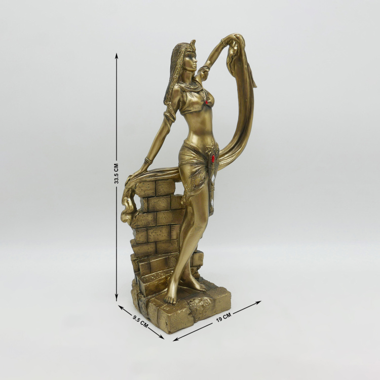 Corsica Jaguar - Gold Polyresin Egyptian Figurine