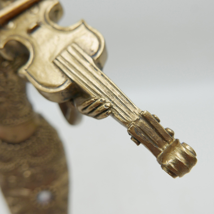 Corsica Jaguar - Gold Polyresin Textured Figurine