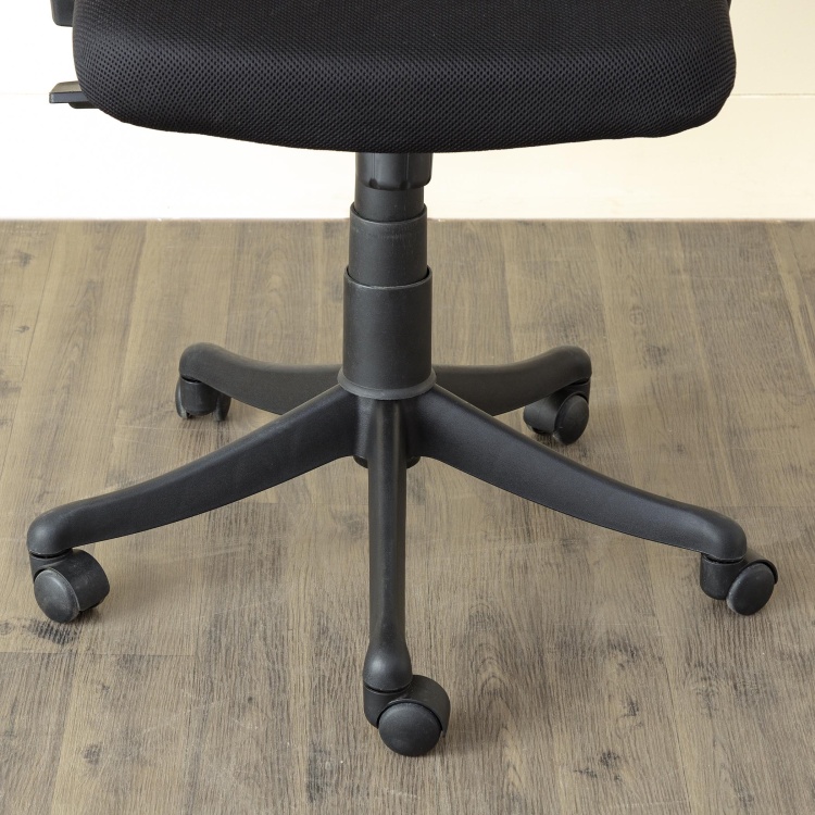 Antonio Solid High Back Mesh Office Chair - Black