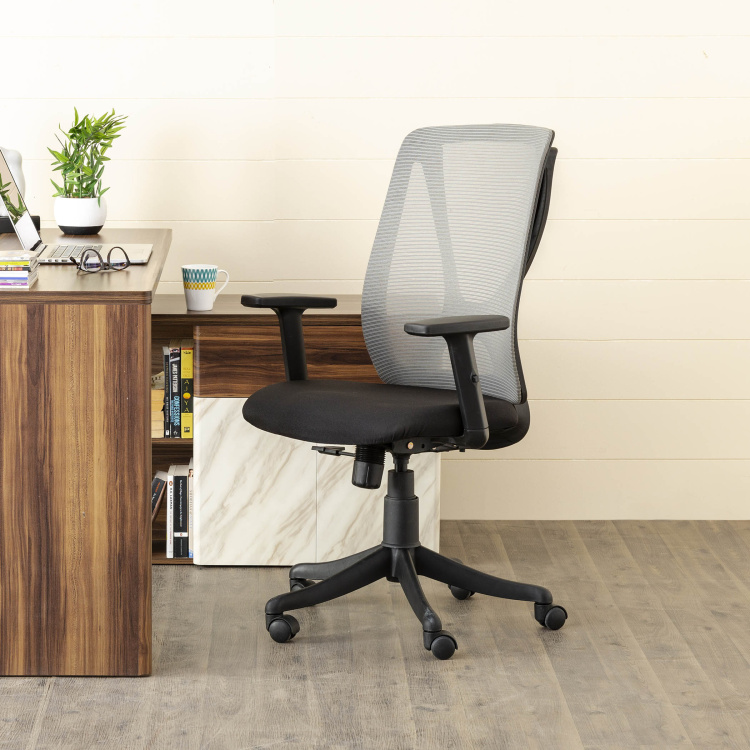 Quadro Aero Mesh Office Chair - Grey