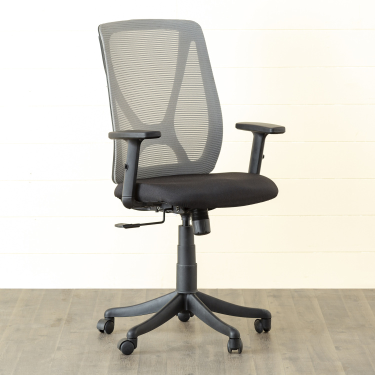 Quadro Aero Mesh Office Chair - Grey