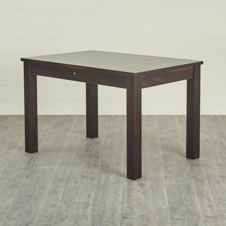 Veda Sheesham Wood Dining Table - 4 Seater-Without Chair