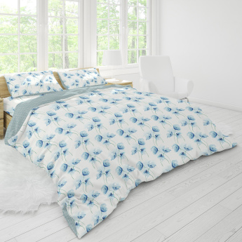 HIMEYA Moontide Printed Double Duvet Cover - 2.74 m x 2.28 m